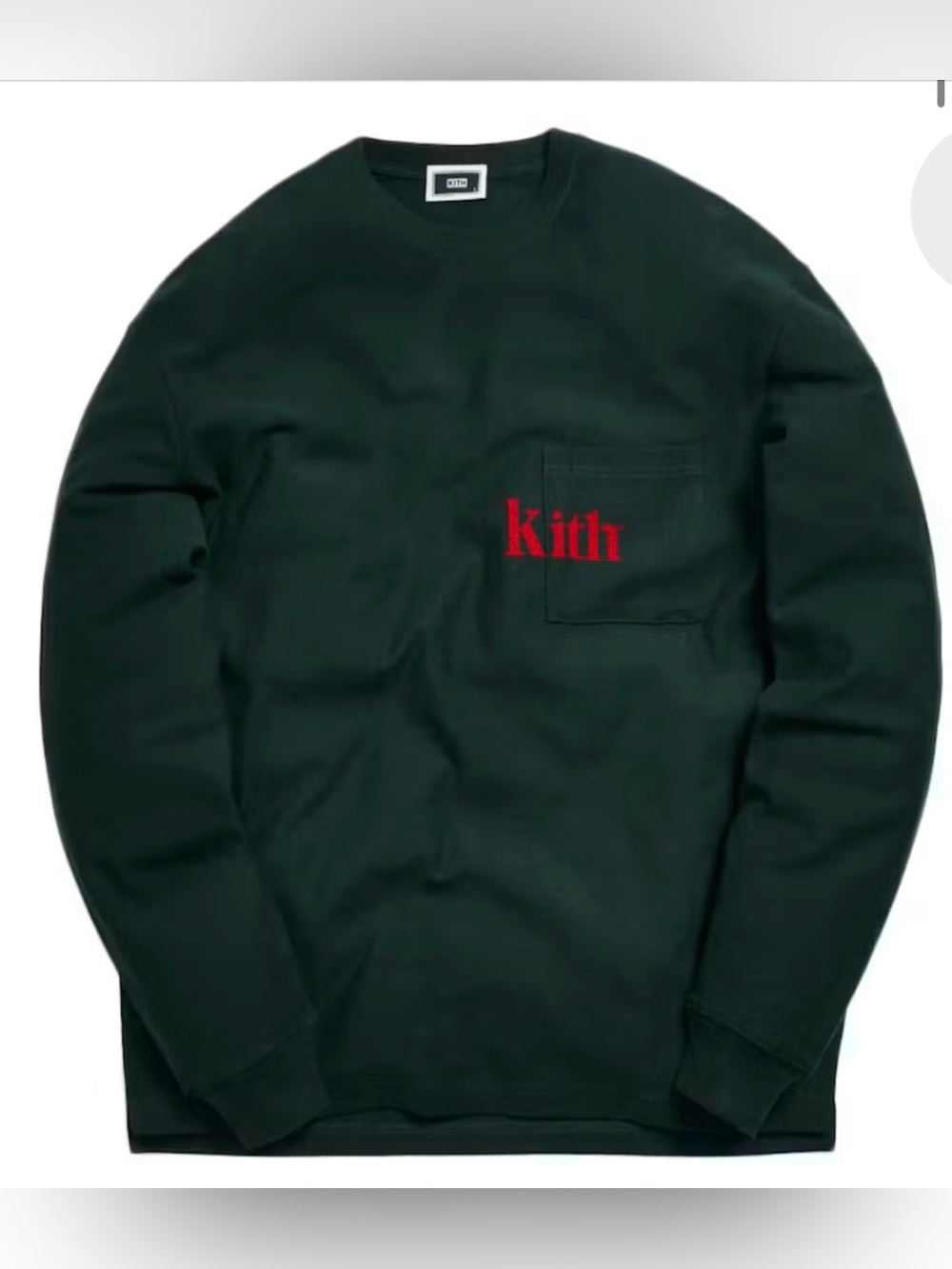 Kith Quinn L/S Tee Large Scarab